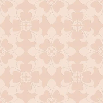 Perforated embossed seamless pattern on beige background, vector illustration Illustrazione stock