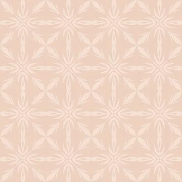 Perforated embossed seamless pattern on beige, Arabic arabesque style in de.. Stock Illustration