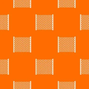 Perforated gate pattern seamless Ilustração Stock