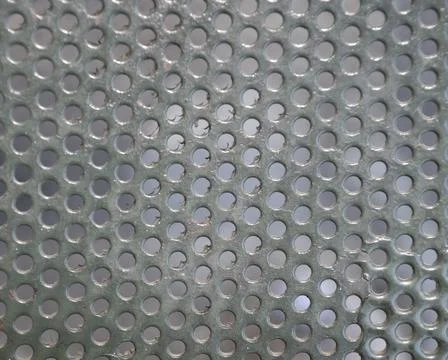 Perforated metal background Stock Photos