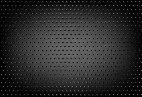 Perforated Metal Grid Background Stock Illustration