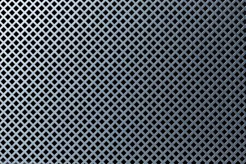 Perforated metal sheet, texture with square holes Stock Illustration