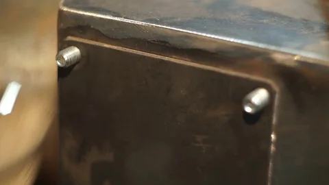 Perforating Machine For Metal Stock Footage 70793222