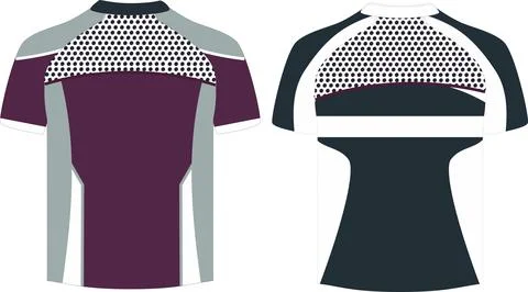 Performance Air Raglan Fit Tee Shirt Sublimation Vectors Stock Illustration