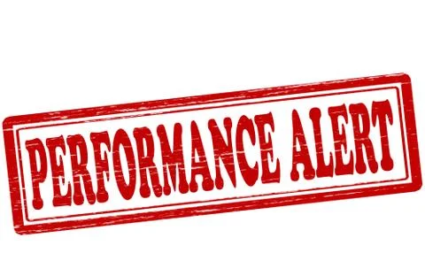 Performance alert Stock Illustration