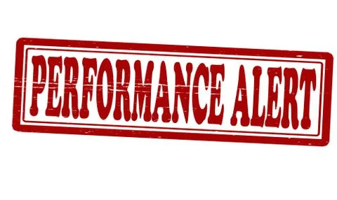 Performance alert Stock Illustration