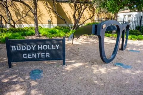 A performance and visual arts center in Lubbock, Texas Stock Photos
