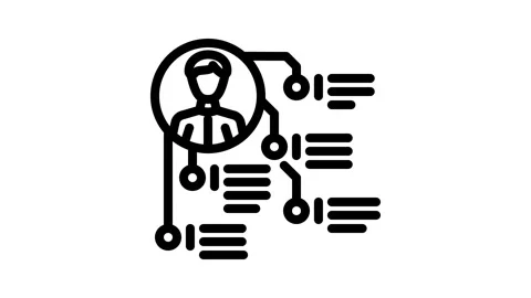 Performance appraisal business process line icon animation Stock Footage 326755877