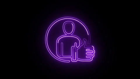 Performance Appraisal Icon Isolated on Black Background, Evaluation Score N.. Vidéo 324128343