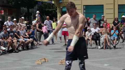 Performance Of An Athlete Stock Footage 92412906