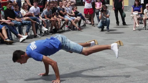 Performance Of An Athlete Stock Footage 92413181