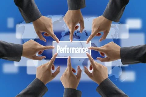 Performance audit team Stock Illustration