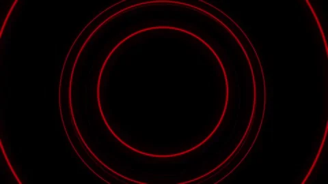 Performance Backdrop with Red Geometric Rhythmic Dynamic Lines - 4K Quality Stock Footage 306709786