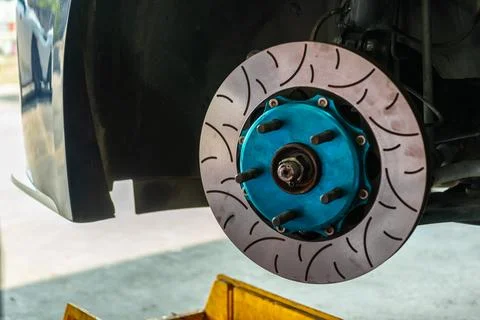 Performance Brake Rotor Closeup Stock-Fotos