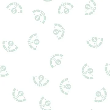 Performance business intelligence glyph vector seamless pattern Illustrazione stock