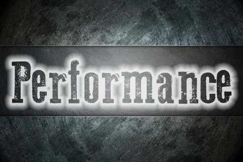 Performance concept Stock Illustration