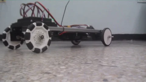 Performance of the electric car autonomous Stock Footage 78189256