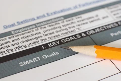 Performance evaluation form Stock Photos