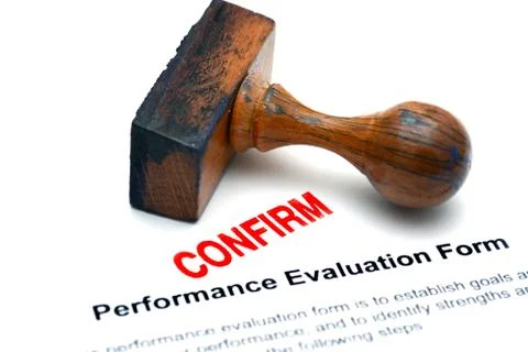 Performance evaluation form Stock Photos