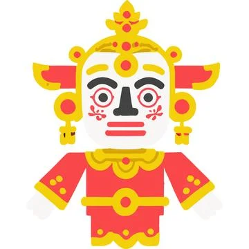 Performance-evolution Shadow Puppet Art Narrative Performance Stockillustratie