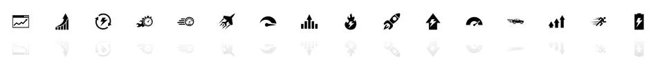 Performance - Flat Vector Icons Stock Illustration