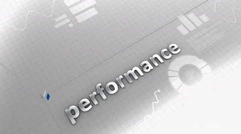 Performance growing chart, statistic, data, performance. Video stock 53621549