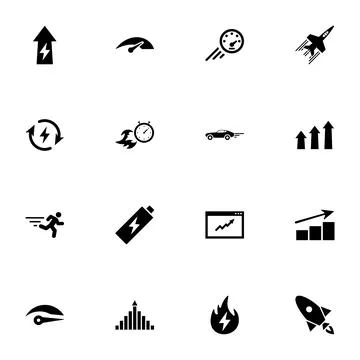 Performance icon - Expand to any size - Change to any colour. Perfect Flat Ve 스톡 일러스트