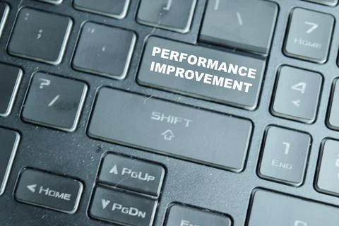 Performance improvement on the button keyboard. For business process 스톡 사진