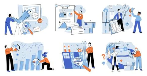 Performance indicator. Strategy development is critical for improving Stock Illustration