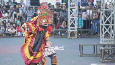 Performance of jaranan or lumping horse, one of the traditional arts from t.. Stock Footage 243635115