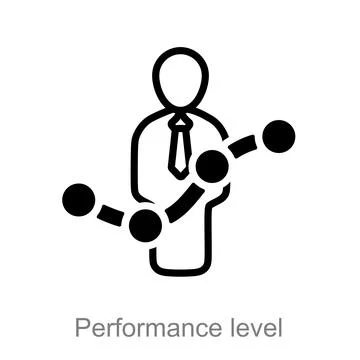 Performance level Stock Illustration