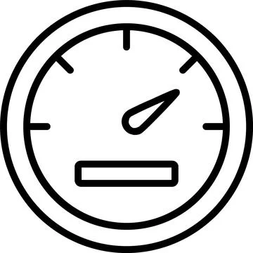 Performance Line Icon Design Stock Illustration