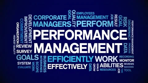 Performance Management animated word clo... | Stock Video | Pond5