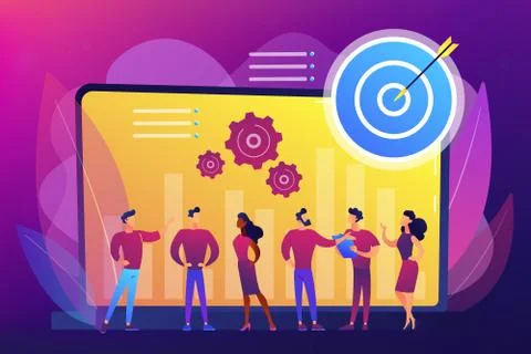 Performance management concept vector illustration. Stock Illustration