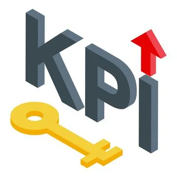 Performance management icon isometric vector. Business company Stock Illustration