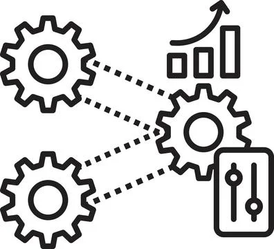 Performance management system icon vector Stock Illustration