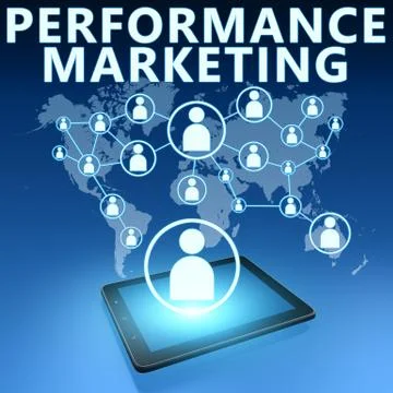 Performance Marketing 스톡 일러스트