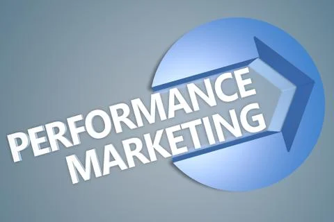 Performance Marketing Stock Illustration