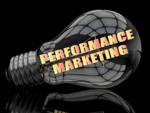 Performance Marketing Stock Illustration