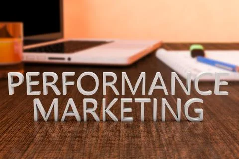 Performance Marketing Stock Illustration