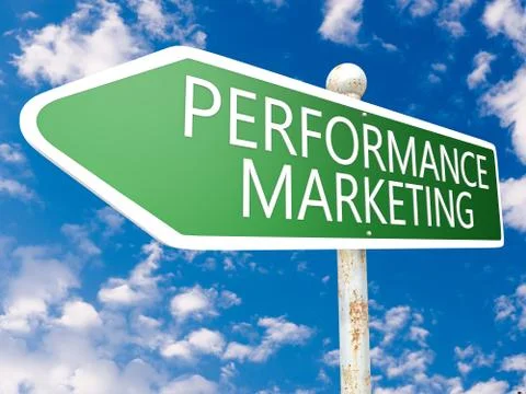 Performance Marketing Stock Illustration