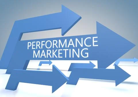 Performance Marketing Stock Illustration