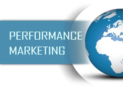 Performance Marketing Illustrazione stock
