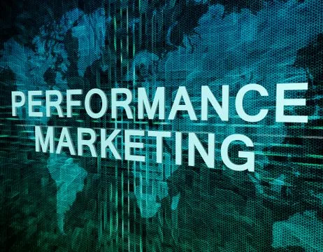 Performance Marketing Stock Illustration