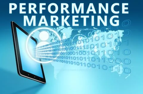 Performance Marketing 스톡 일러스트