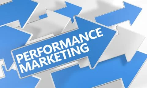 Performance Marketing Stock Illustration