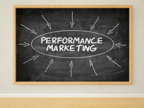 Performance Marketing Stock Illustration