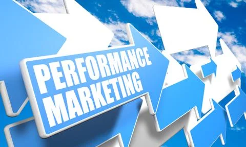 Performance Marketing Stock Illustration