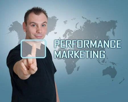 Performance Marketing Foto stock