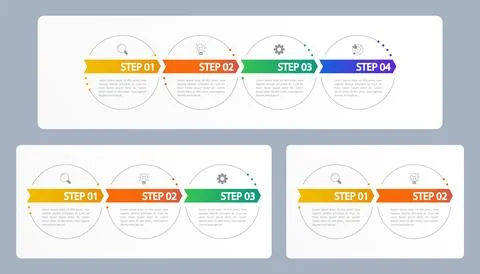 Performance measures infographic chart design template set Illustrazione stock
